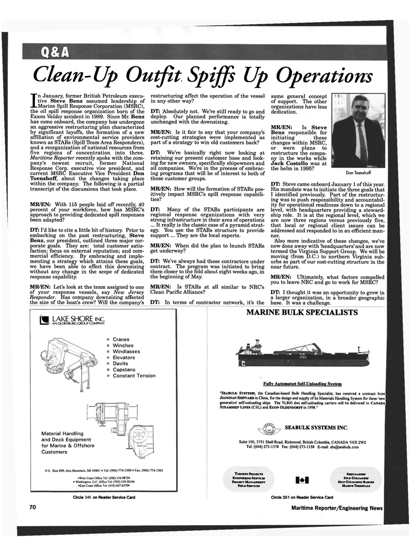 Maritime Reporter Magazine, page 68,  Aug 1996