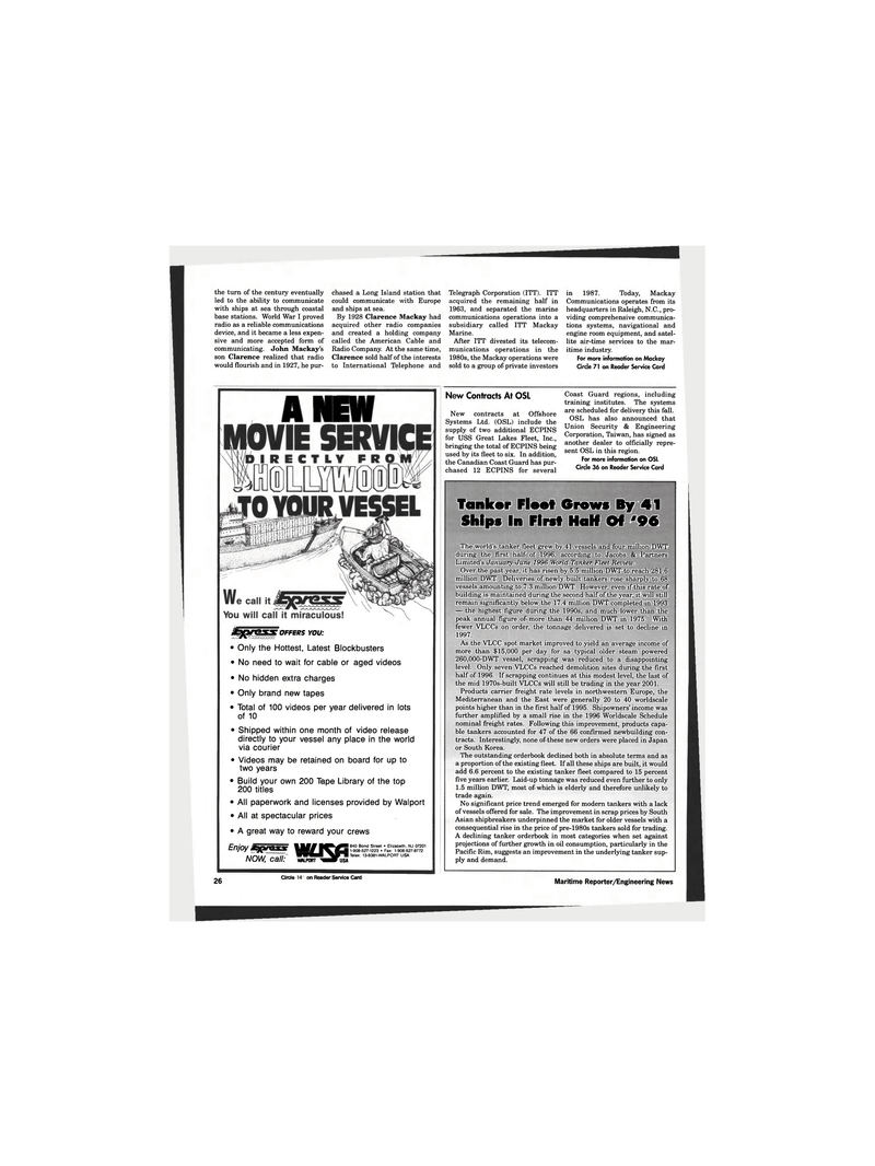 Maritime Reporter Magazine, page 24,  Sep 1996