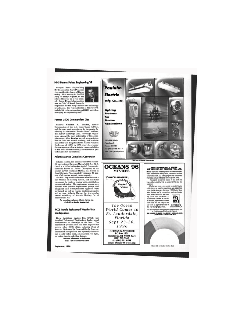 Maritime Reporter Magazine, page 31,  Sep 1996