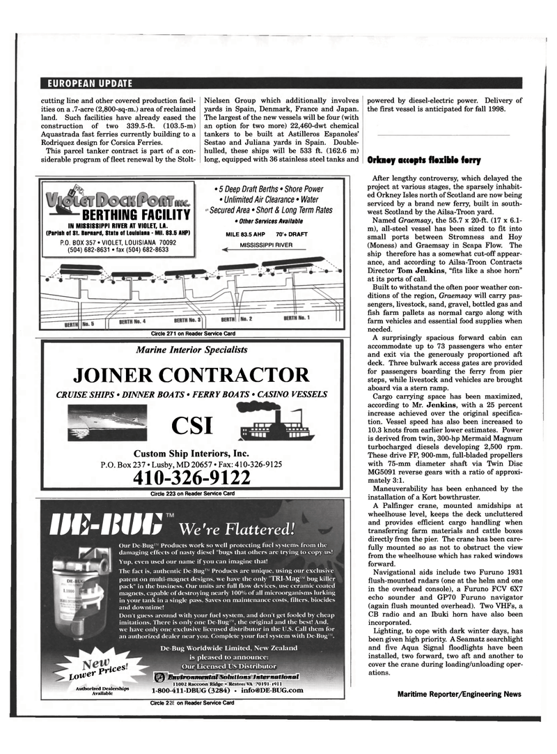 Maritime Reporter Magazine, page 20,  Dec 1996