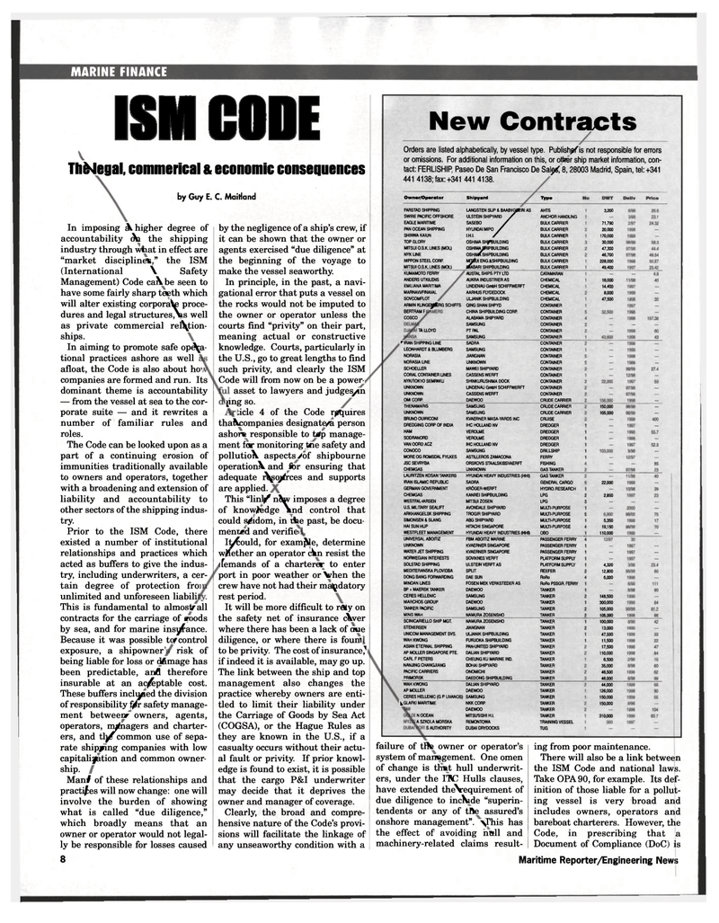 Maritime Reporter Magazine, page 8,  Feb 1997