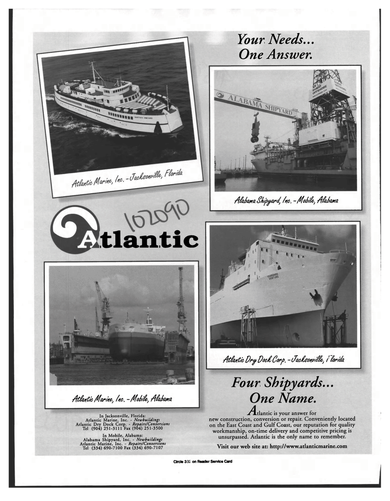 Maritime Reporter Magazine, page 66,  Feb 1997