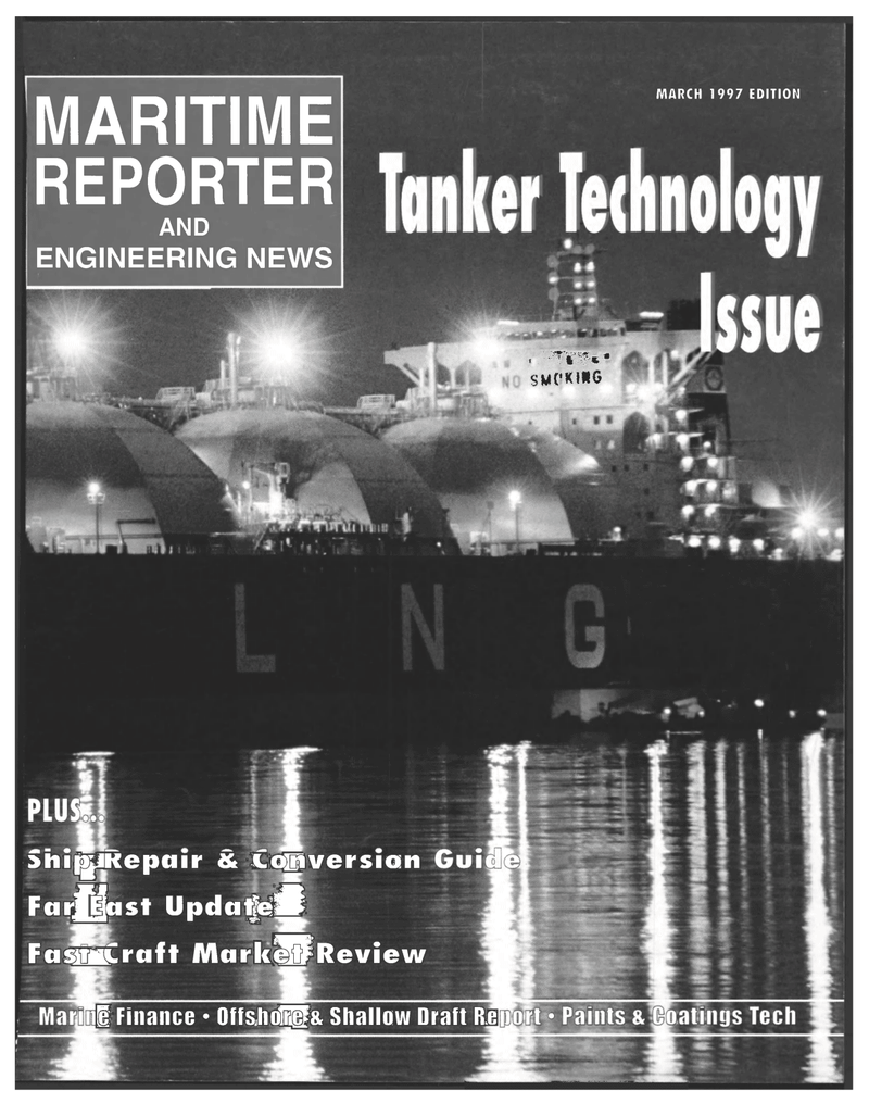 Maritime Reporter Magazine Cover Mar 1997 - 