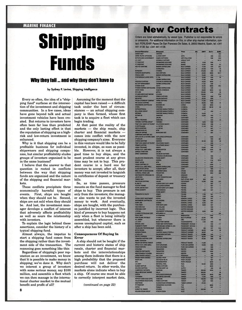 Maritime Reporter Magazine, page 8,  Mar 1997