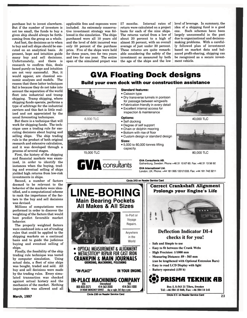 Maritime Reporter Magazine, page 23,  Mar 1997