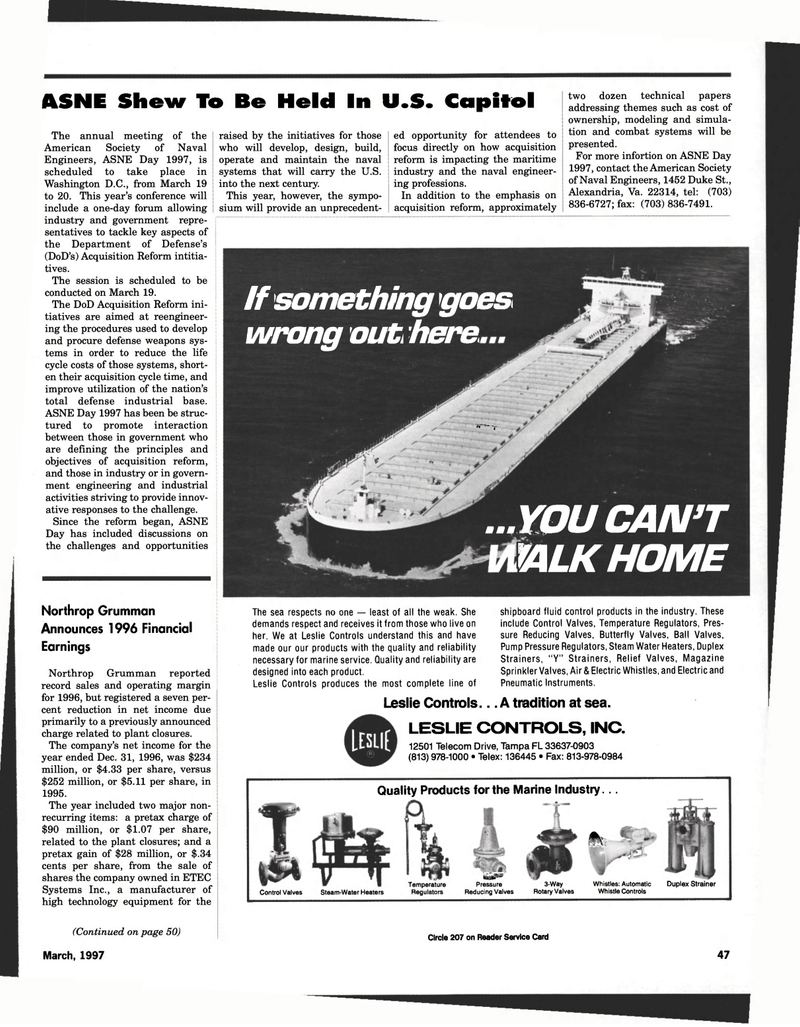 Maritime Reporter Magazine, page 39,  Mar 1997
