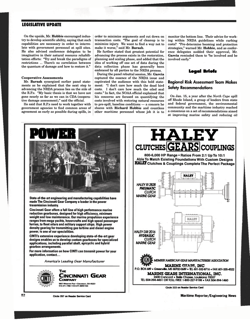 Maritime Reporter Magazine, page 74,  Mar 1997