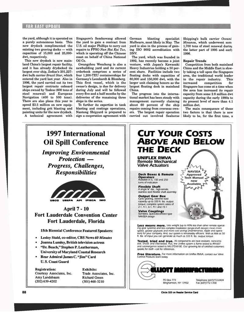 Maritime Reporter Magazine, page 80,  Mar 1997