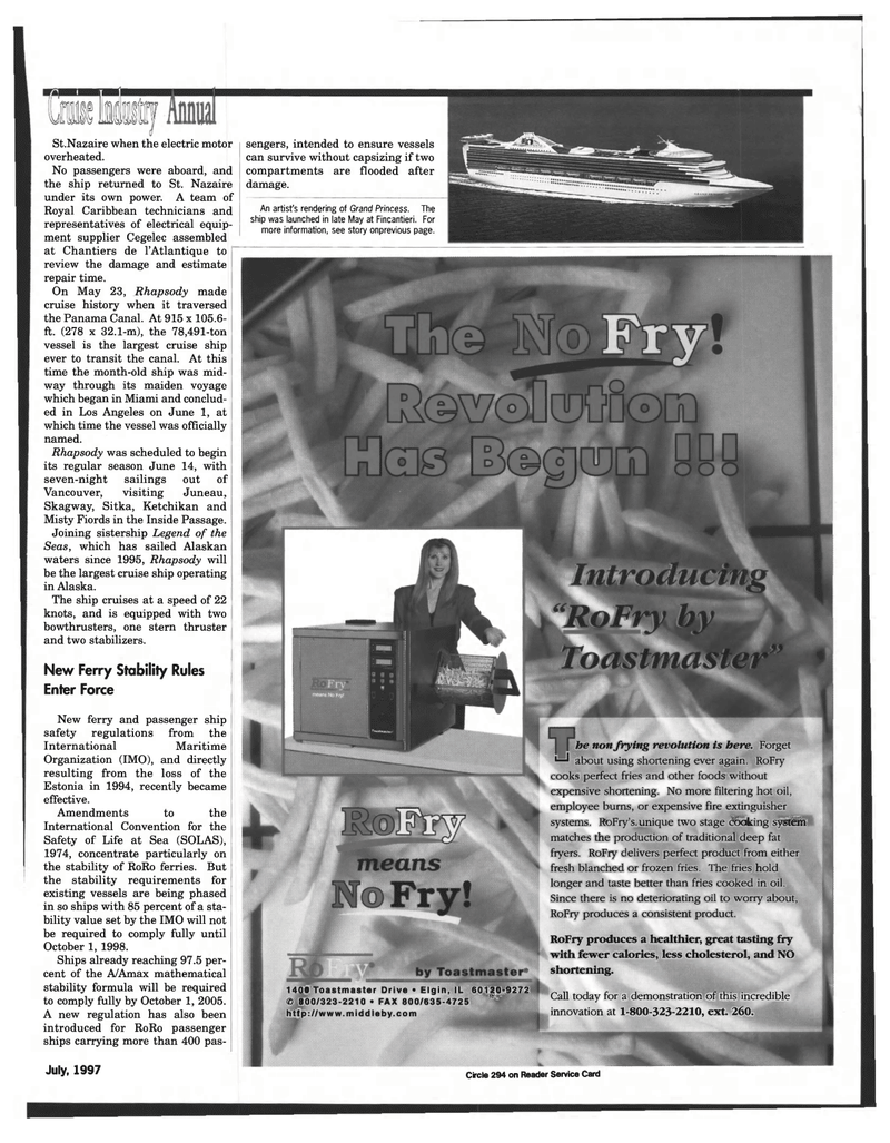 Maritime Reporter Magazine, page 25,  Jul 1997