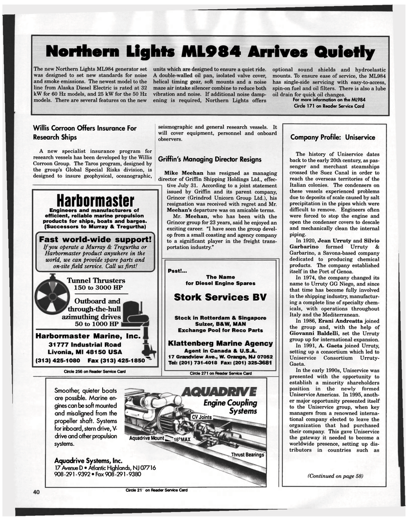 Maritime Reporter Magazine, page 40,  Jul 1997