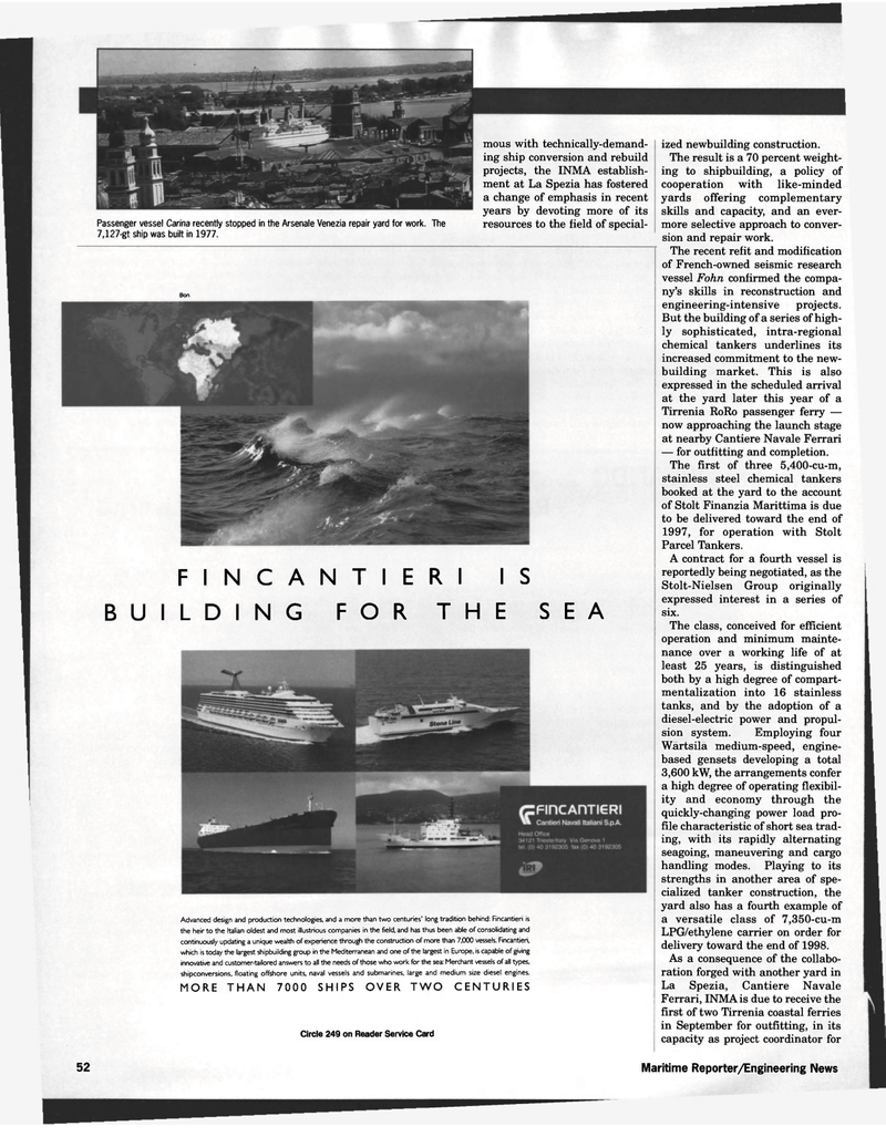 Maritime Reporter Magazine, page 52,  Jul 1997