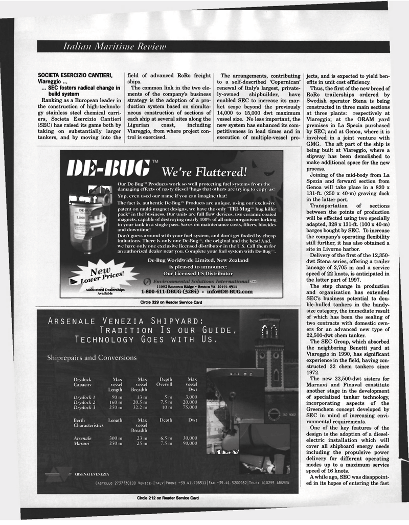 Maritime Reporter Magazine, page 54,  Jul 1997