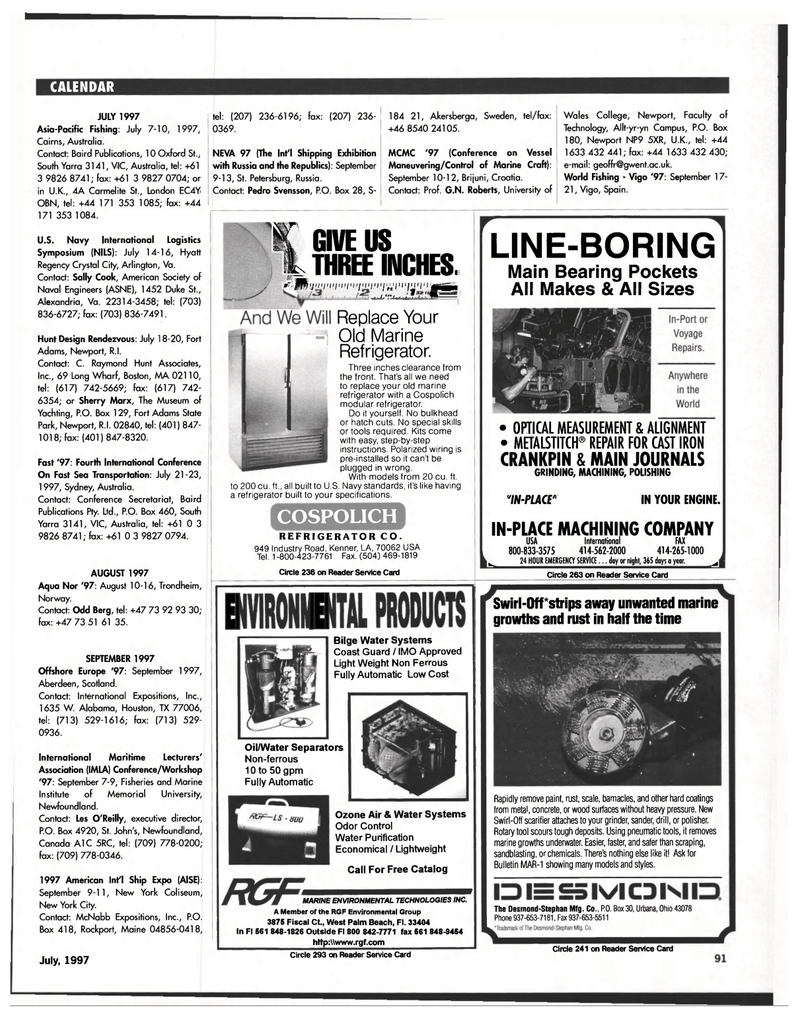 Maritime Reporter Magazine, page 91,  Jul 1997