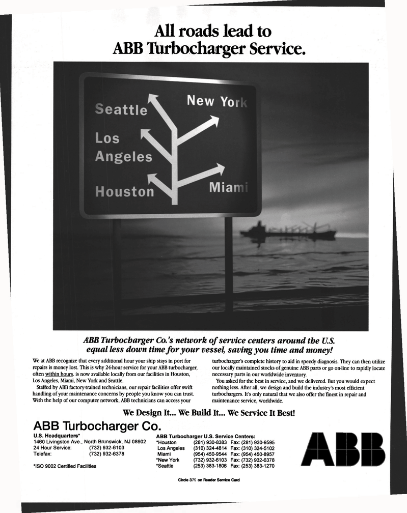 Maritime Reporter Magazine, page 10,  Aug 1997