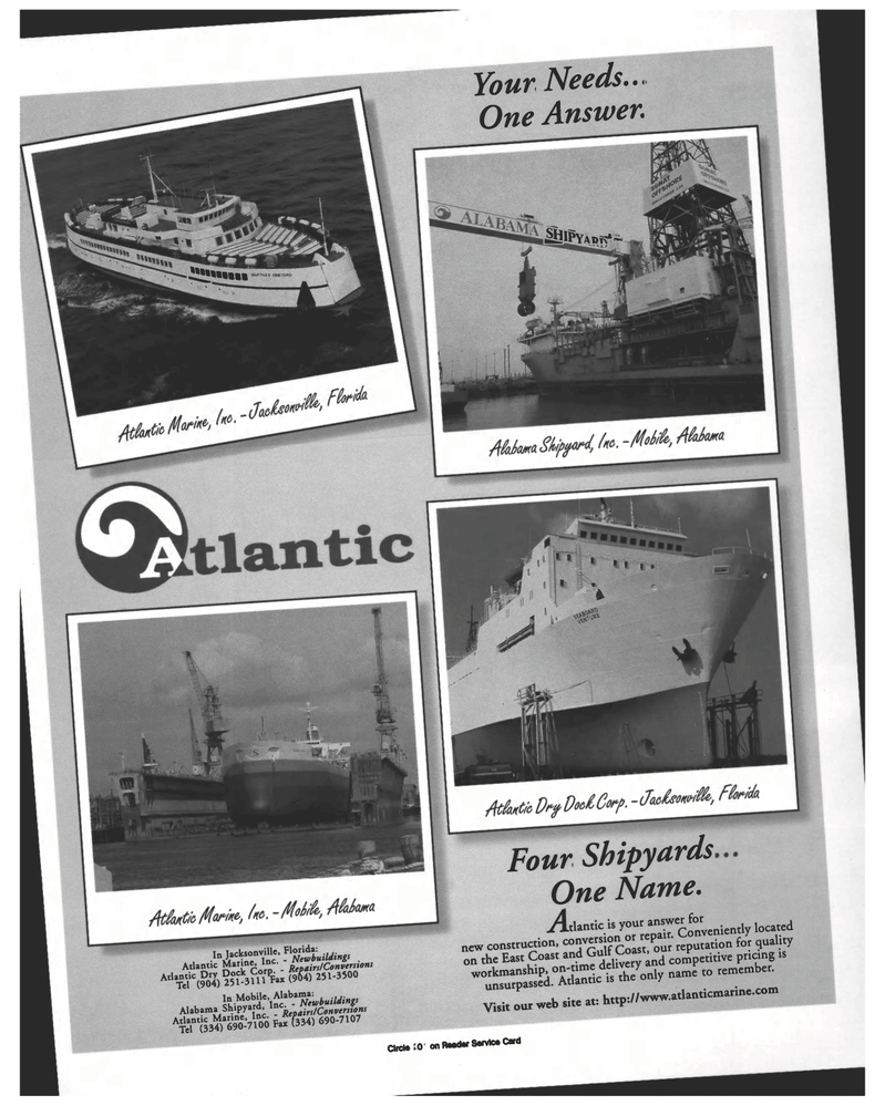 Maritime Reporter Magazine, page 23,  Aug 1997