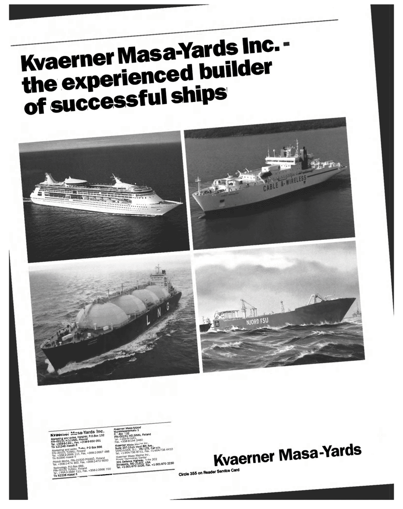 Maritime Reporter Magazine, page 49,  Aug 1997