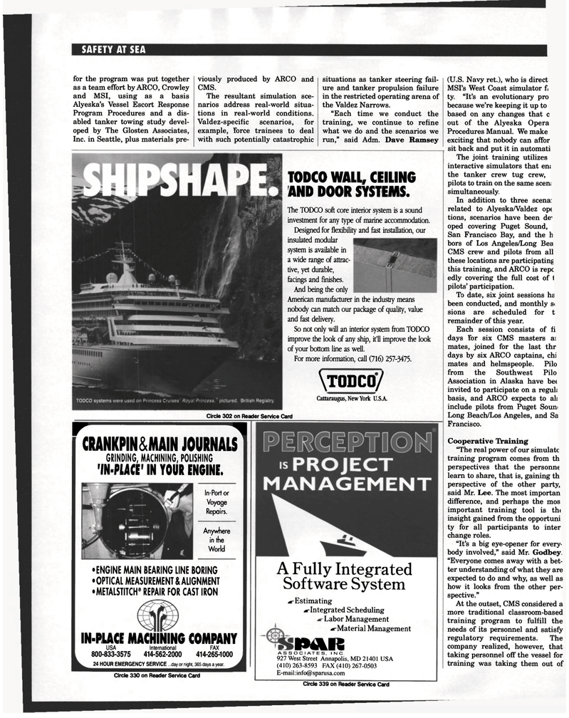 Maritime Reporter Magazine, page 60,  Aug 1997