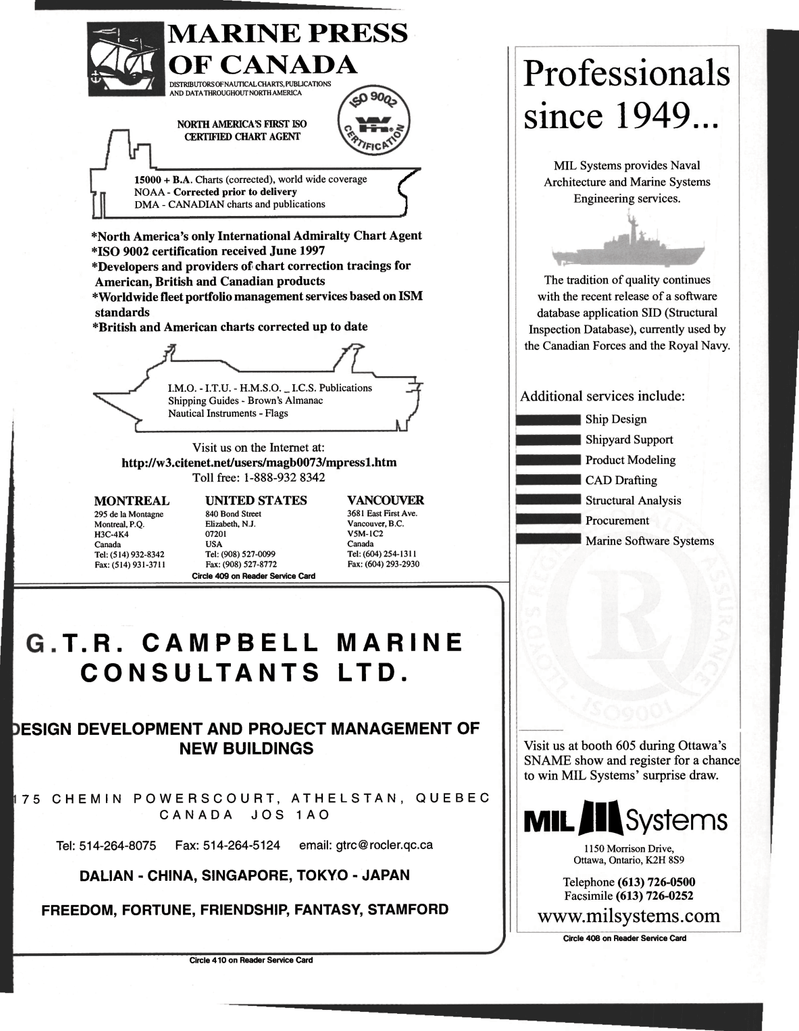 Maritime Reporter Magazine, page 29,  Sep 1997