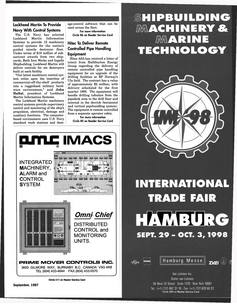 Maritime Reporter Magazine, page 75,  Sep 1997