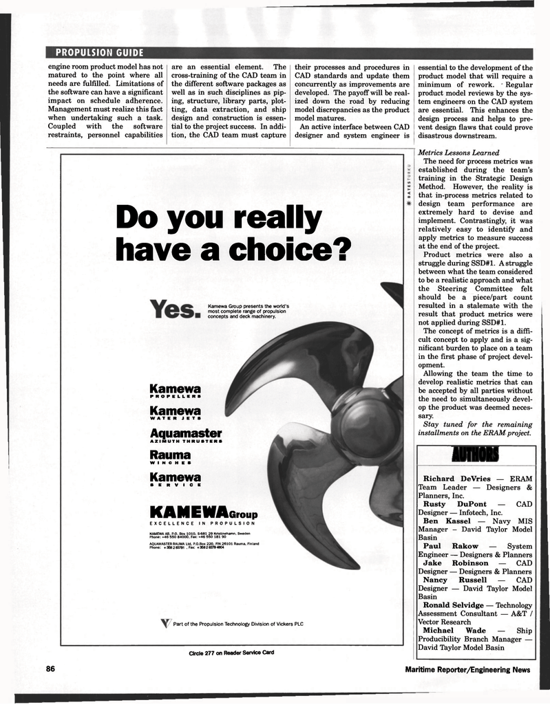 Maritime Reporter Magazine, page 86,  Sep 1997