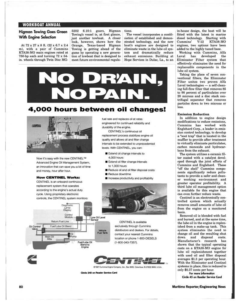 Maritime Reporter Magazine, page 70,  Oct 1997