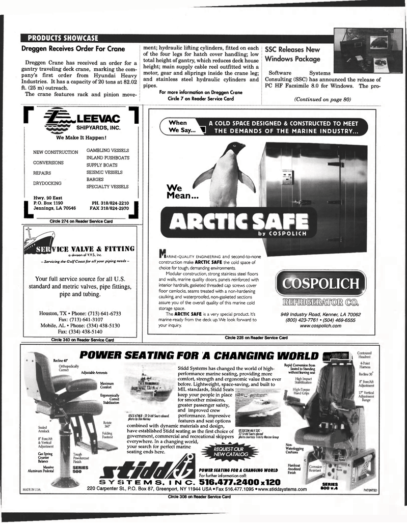 Maritime Reporter Magazine, page 81,  Nov 1997