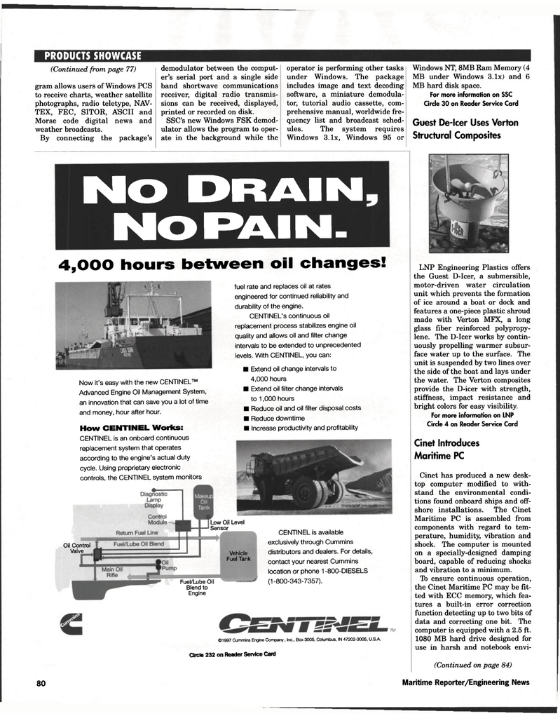 Maritime Reporter Magazine, page 84,  Nov 1997