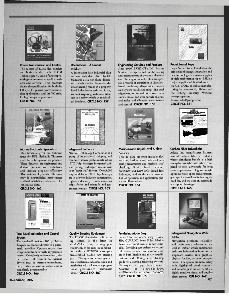 Maritime Reporter Magazine, page 68,  Dec 1997