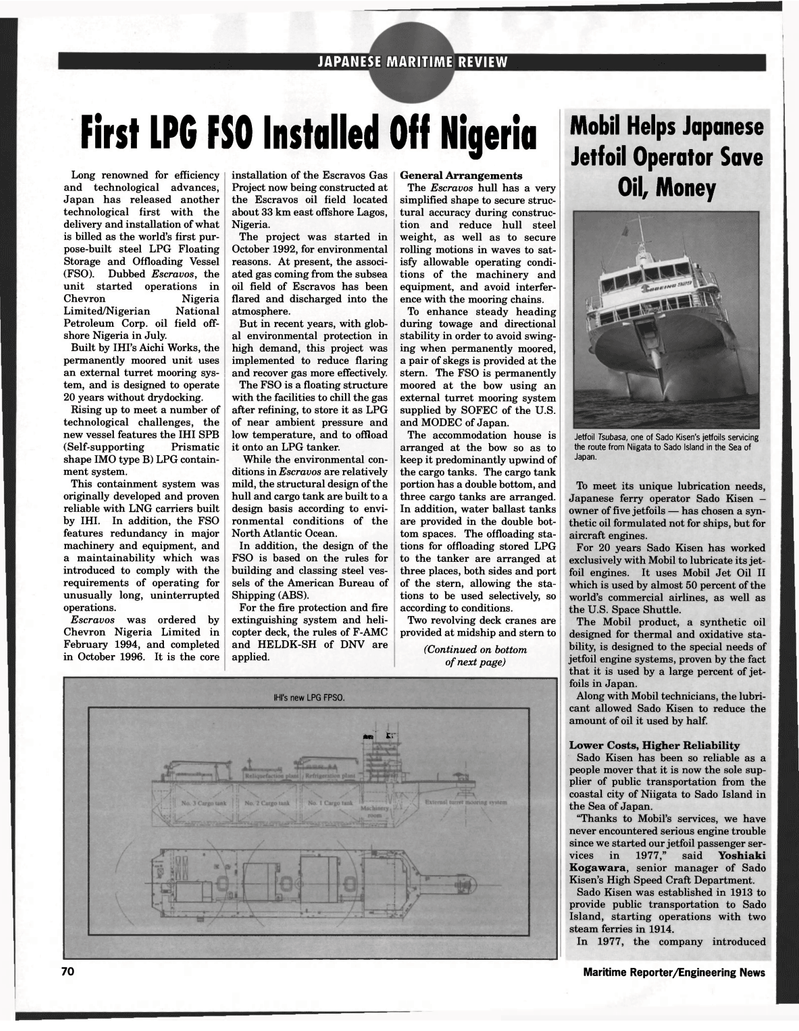 Maritime Reporter Magazine, page 71,  Dec 1997