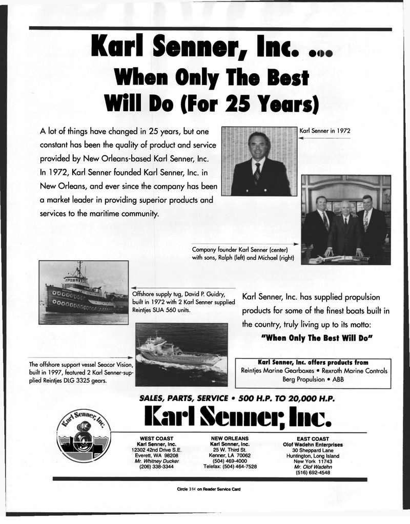 Maritime Reporter Magazine, page 48,  Jan 1998
