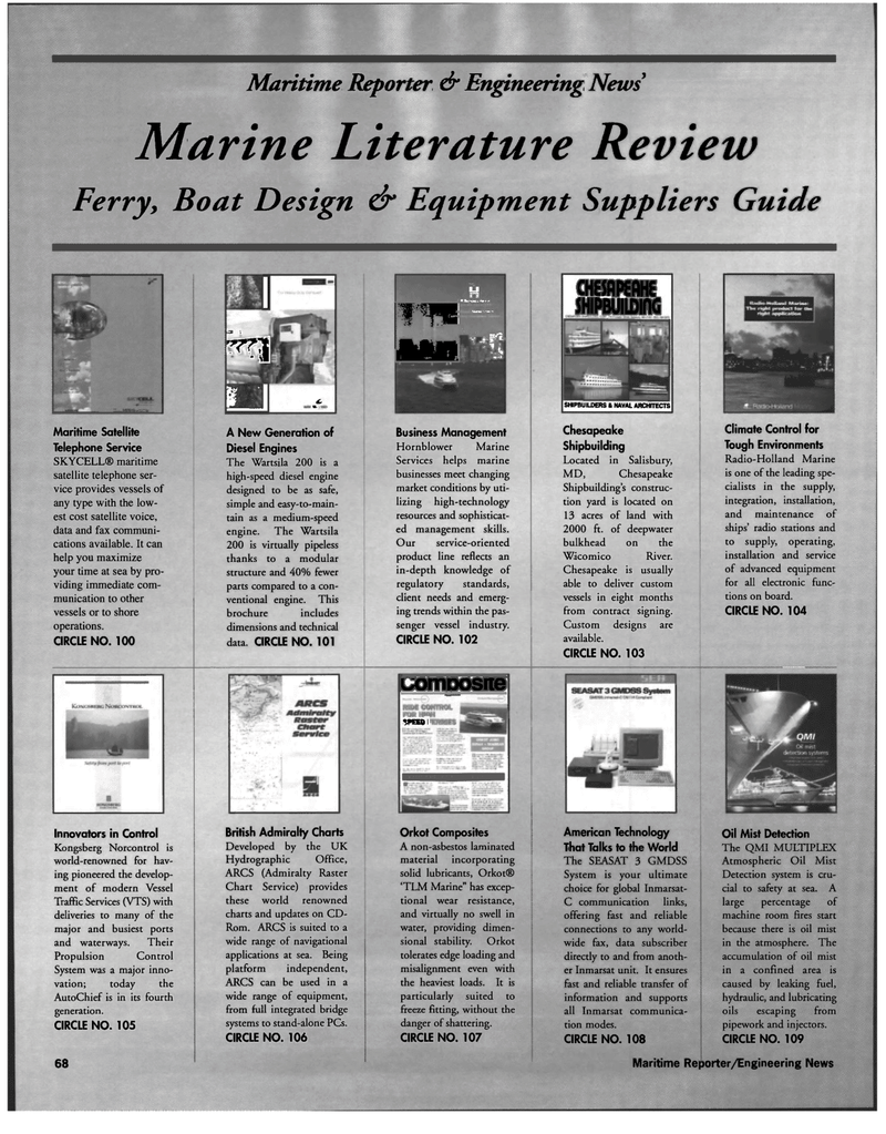 Maritime Reporter Magazine, page 68,  Jan 1998