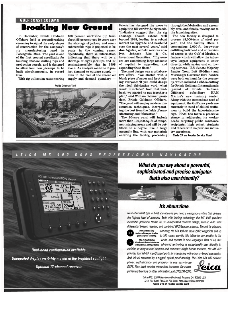 Maritime Reporter Magazine, page 18,  Feb 1998