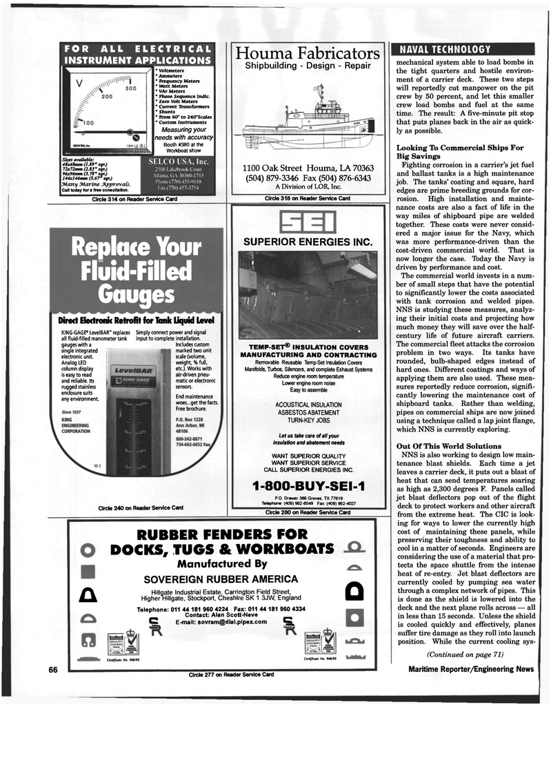 Maritime Reporter Magazine, page 70,  Feb 1998