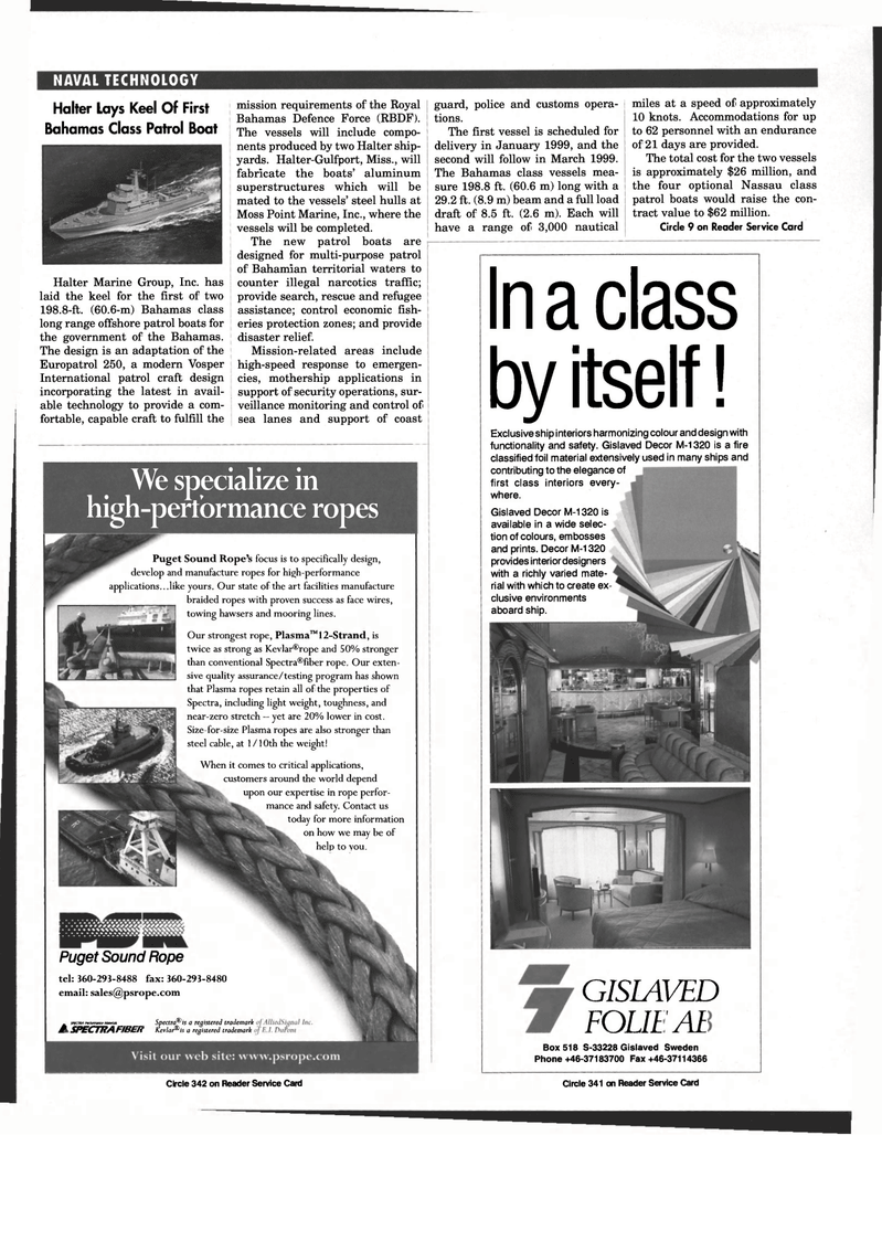 Maritime Reporter Magazine, page 77,  Feb 1998
