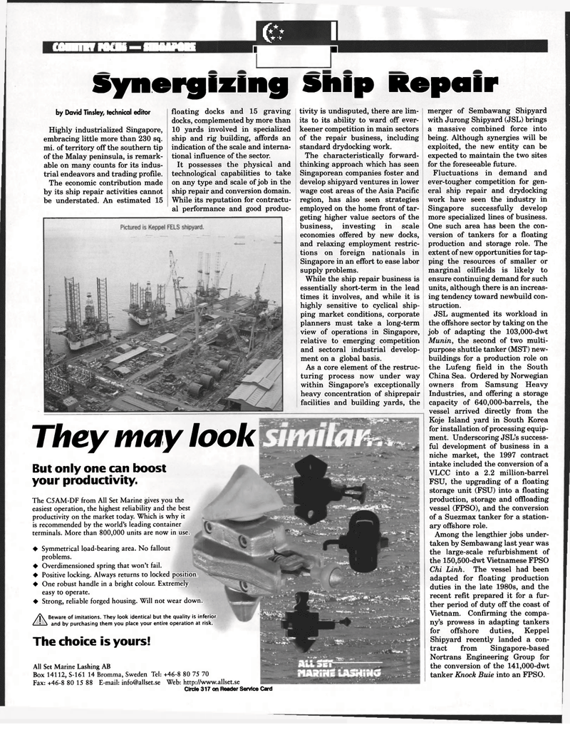 Maritime Reporter Magazine, page 86,  Mar 1998
