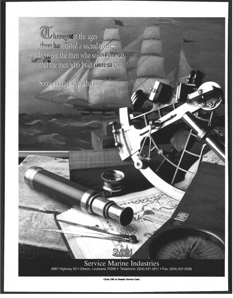 Maritime Reporter Magazine, page 2nd Cover,  Apr 1998