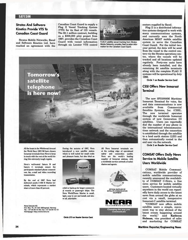 Maritime Reporter Magazine, page 42,  Apr 1998