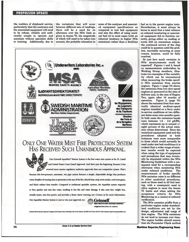 Maritime Reporter Magazine, page 82,  Apr 1998