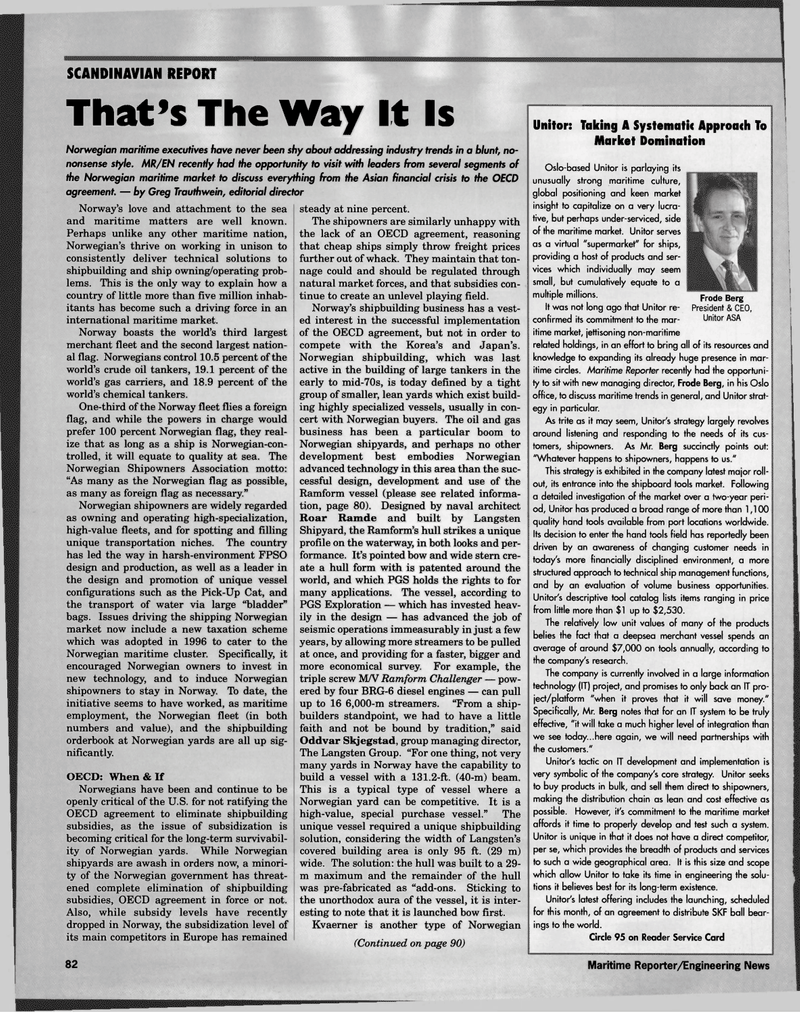 Maritime Reporter Magazine, page 90,  Apr 1998