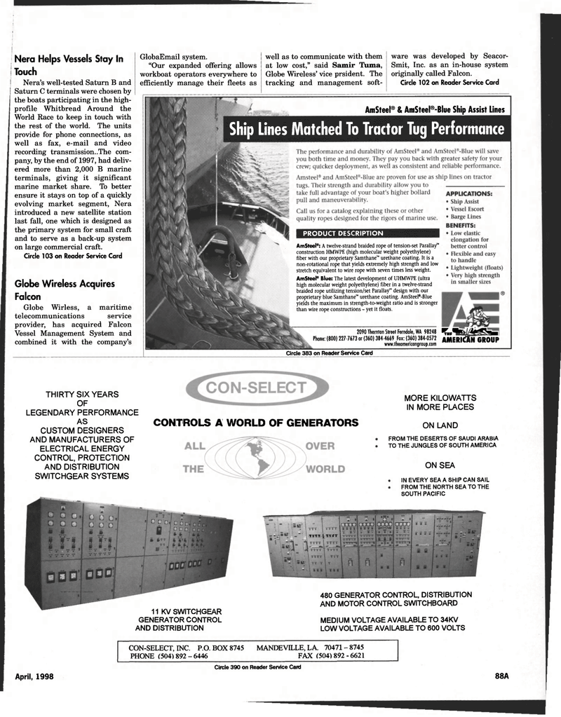 Maritime Reporter Magazine, page 97,  Apr 1998