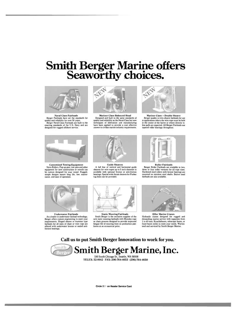 Maritime Reporter Magazine, page 22,  May 1998
