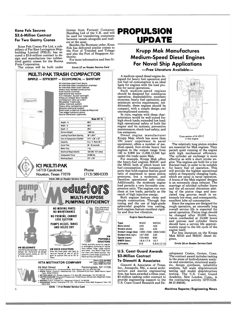 Maritime Reporter Magazine, page 4,  May 1998