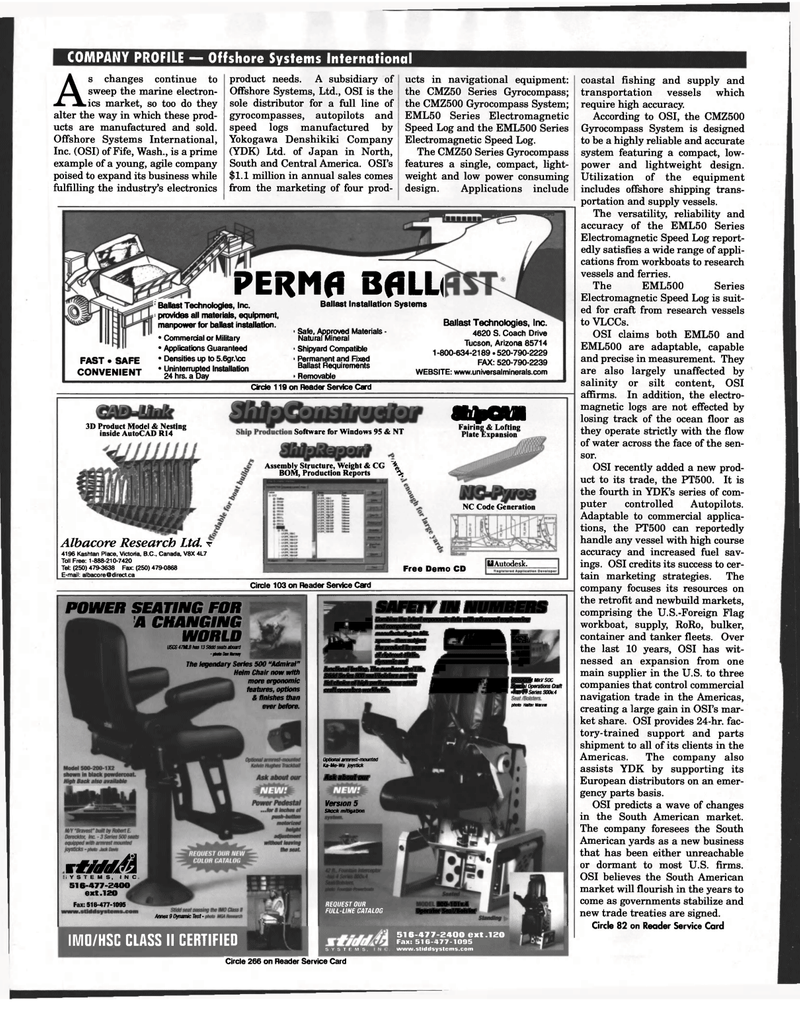 Maritime Reporter Magazine, page 138,  Jun 1998