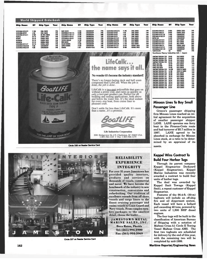 Maritime Reporter Magazine, page 150,  Jun 1998