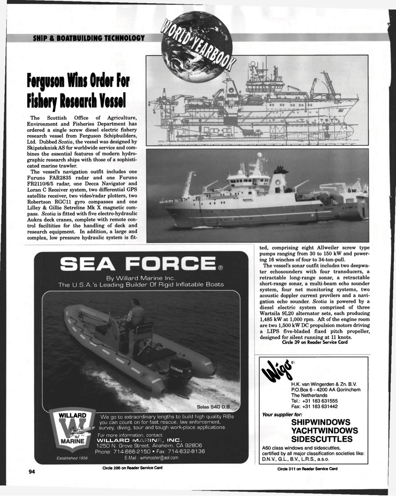 Maritime Reporter Magazine, page 92,  Jun 1998