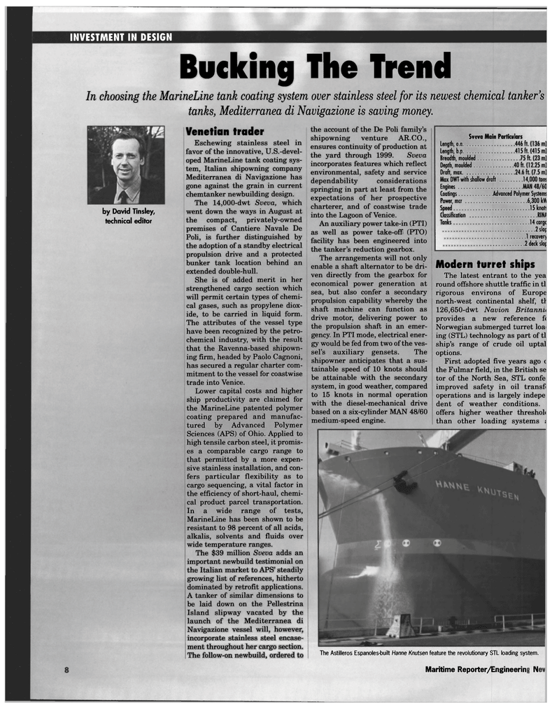 Maritime Reporter Magazine, page 8,  Sep 1998