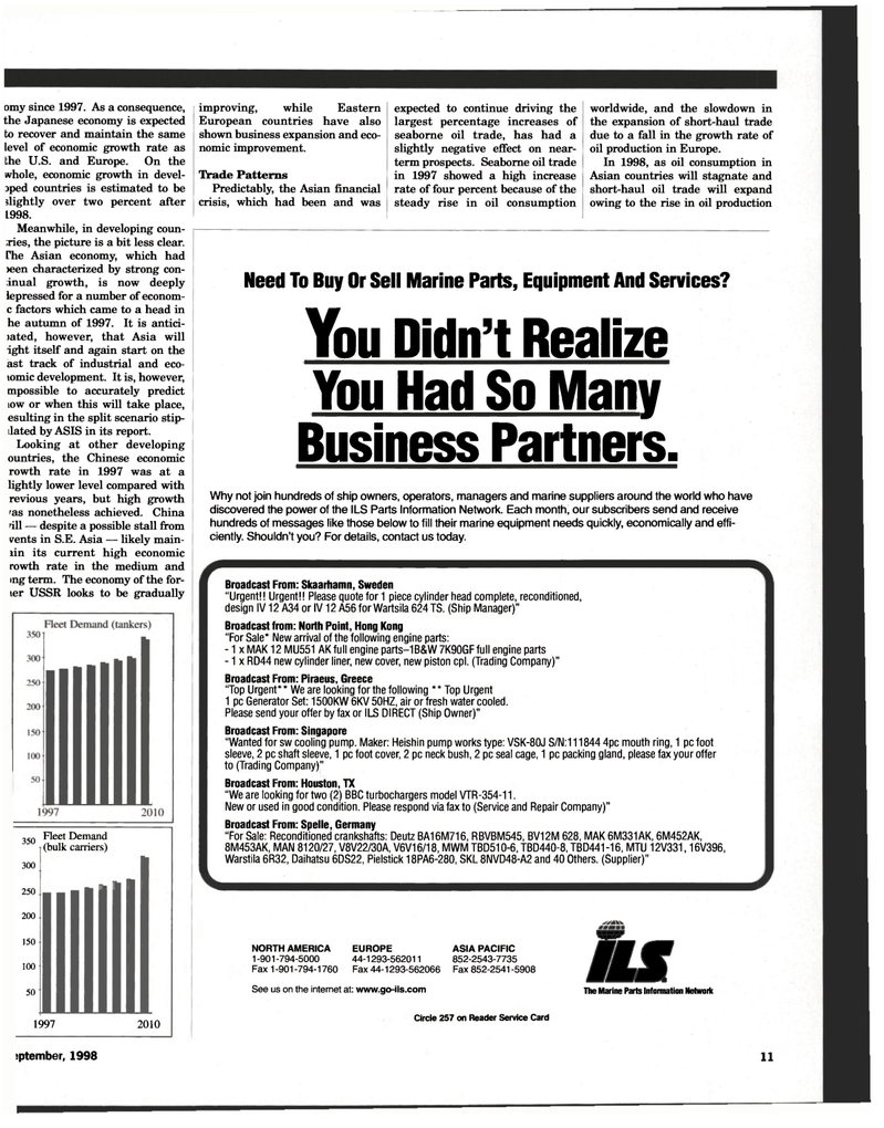 Maritime Reporter Magazine, page 11,  Sep 1998