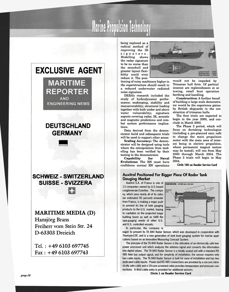 Maritime Reporter Magazine, page 64,  Sep 1998