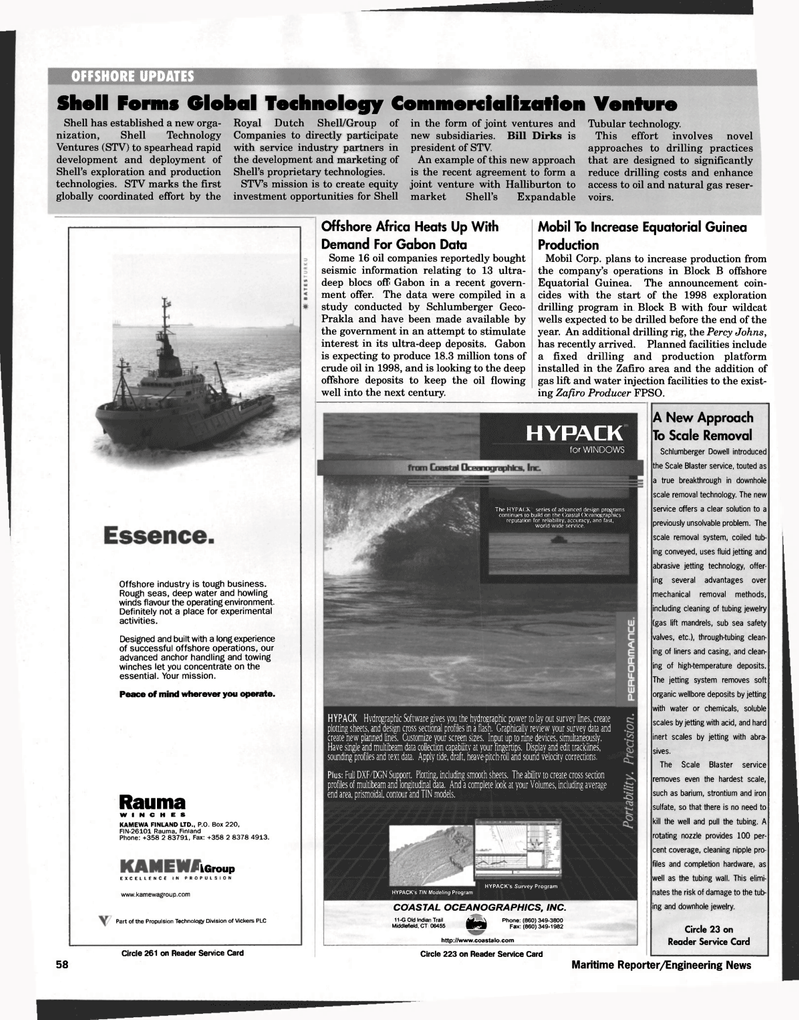 Maritime Reporter Magazine, page 76,  Sep 1998