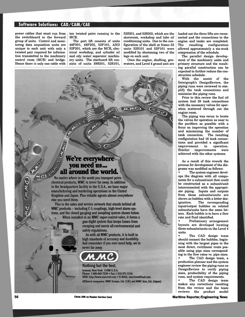 Maritime Reporter Magazine, page 56,  Oct 1998